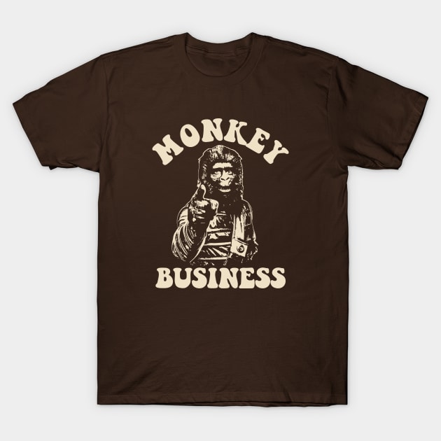 Planet of the Apes - Monkey Business 2.0 T-Shirt by KERZILLA